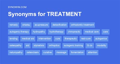 treatment synonym